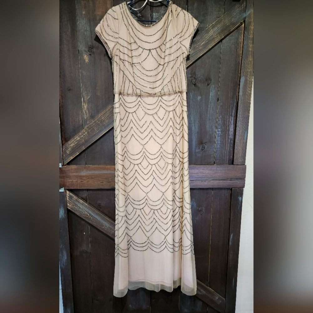 Adrianna Papell Beaded Gown